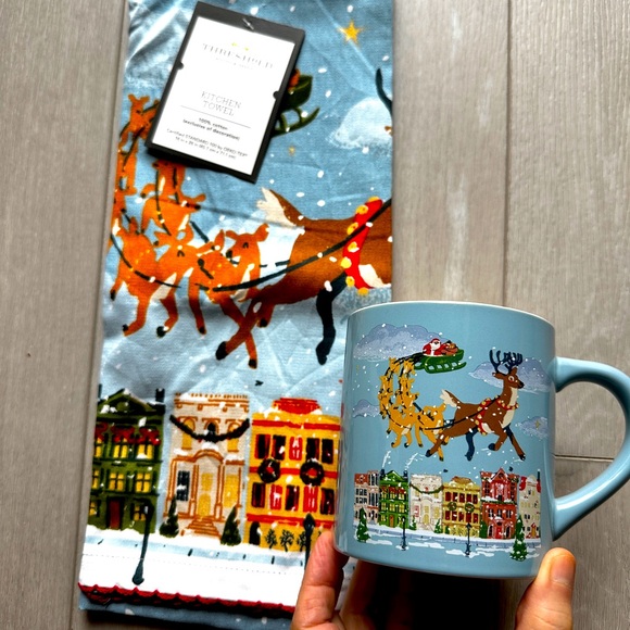 NEW Target Christmas Mug SET Matching Tea Towel 🎅🦌🎄 - Picture 1 of 7